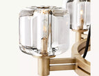 36 Inch Crystal Round Candle Chandelier - Demaret