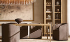 74 Inch Smoked Murano Glass Tiered Rectangular Chandelier - Chiara