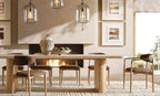 61 Inch Bell Glass Linear Chandelier - Fulcrum
