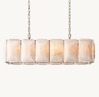 42 Inch Alabaster Rectangular Chandelier – Harlow