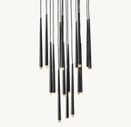 30 Inch Pin Cascading Round Chandelier - Aquitaine