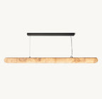 80 Inch Lisse Linear Alabaster Chandelier - Rivage
