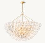 56 Inch Glass bubble Chandelier - Talia