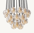 24 Inch Crystal Cluster Chandelier – Boule
