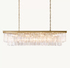 59 Inch Crystal Prism Rectangular Chandelier - Odeon