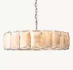 43 Inch Alabaster Round Chandelier – Harlow
