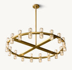 36 Inch Hexagonal Crystal Round Chandelier – Arcachon