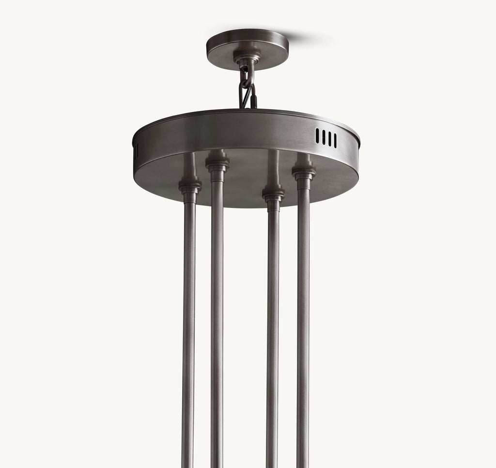 60 Inch Hexagonal Crystal Tiered Chandelier – Arcachon