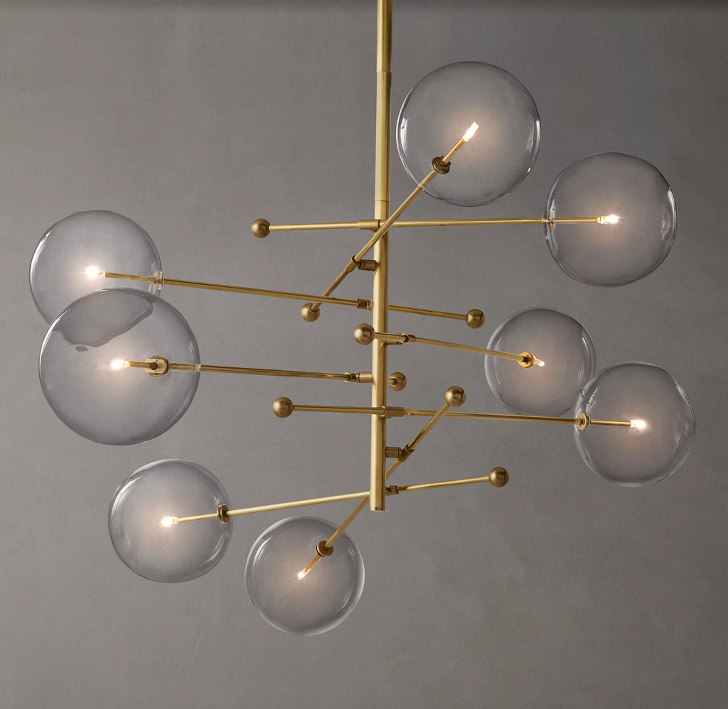 79 Inch Sputnik Globe Glass Chandelier - Mobile