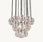 19 Inch Crystal Cluster Chandelier – Boule