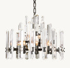 24 Inch Crystal Prism Round Chandelier - Bonnington