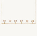 60 Inch Crystal Linear Chandelier – Boule