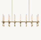 66 Inch Candle Linear Chandelier - Fontanelle