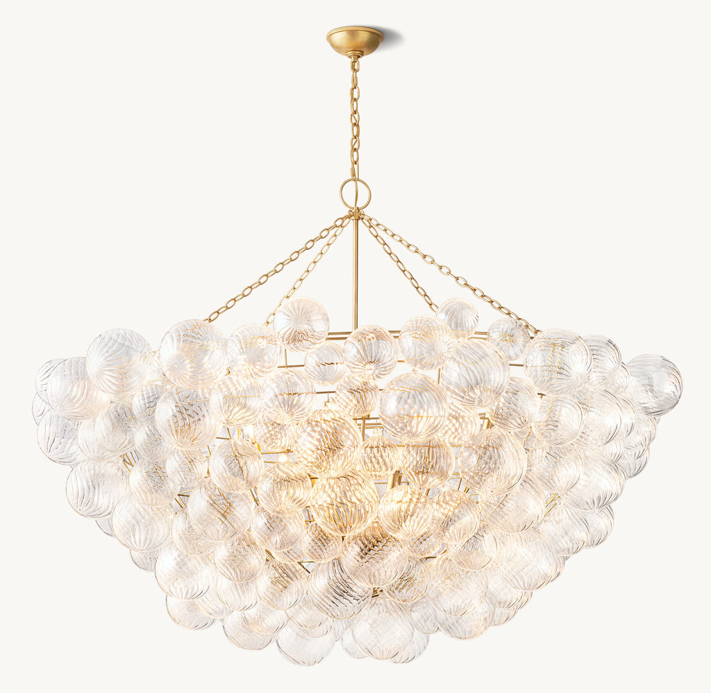66 Inch Glass bubble Chandelier - Talia
