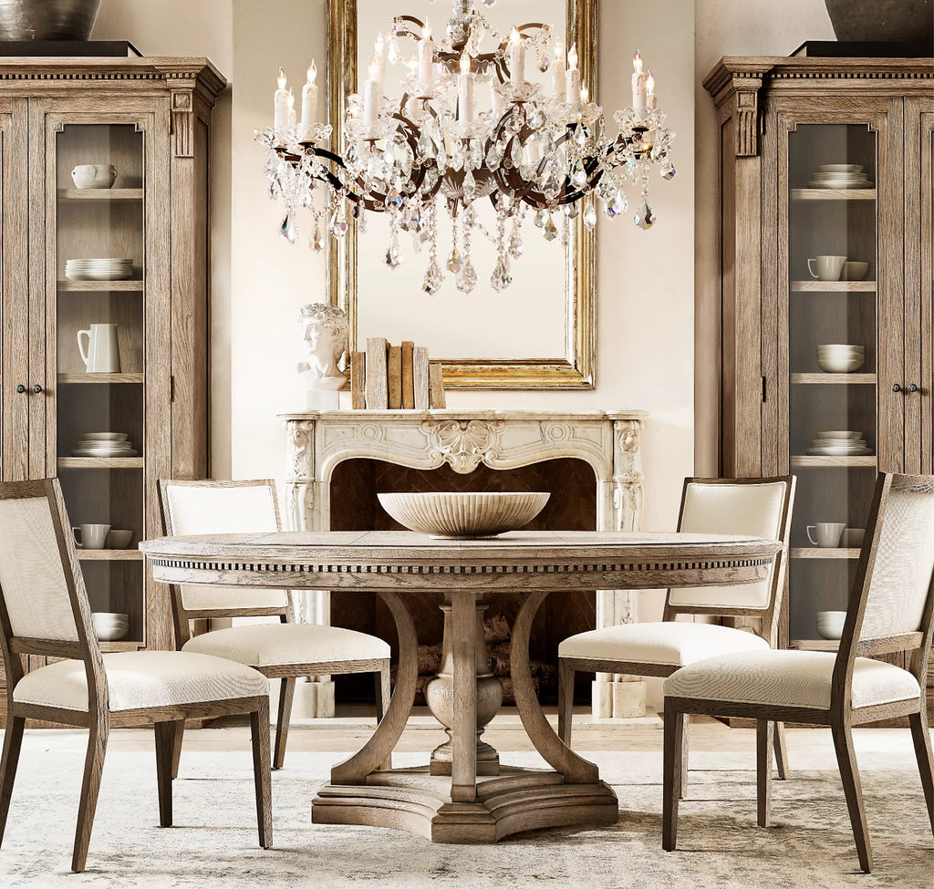 33 Inch Candelabra Crystal Chandelier - Rococo