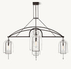 61 Inch Bell Glass Chandelier - Fulcrum