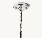 31 Inch Alabaster Round Chandelier – Harlow