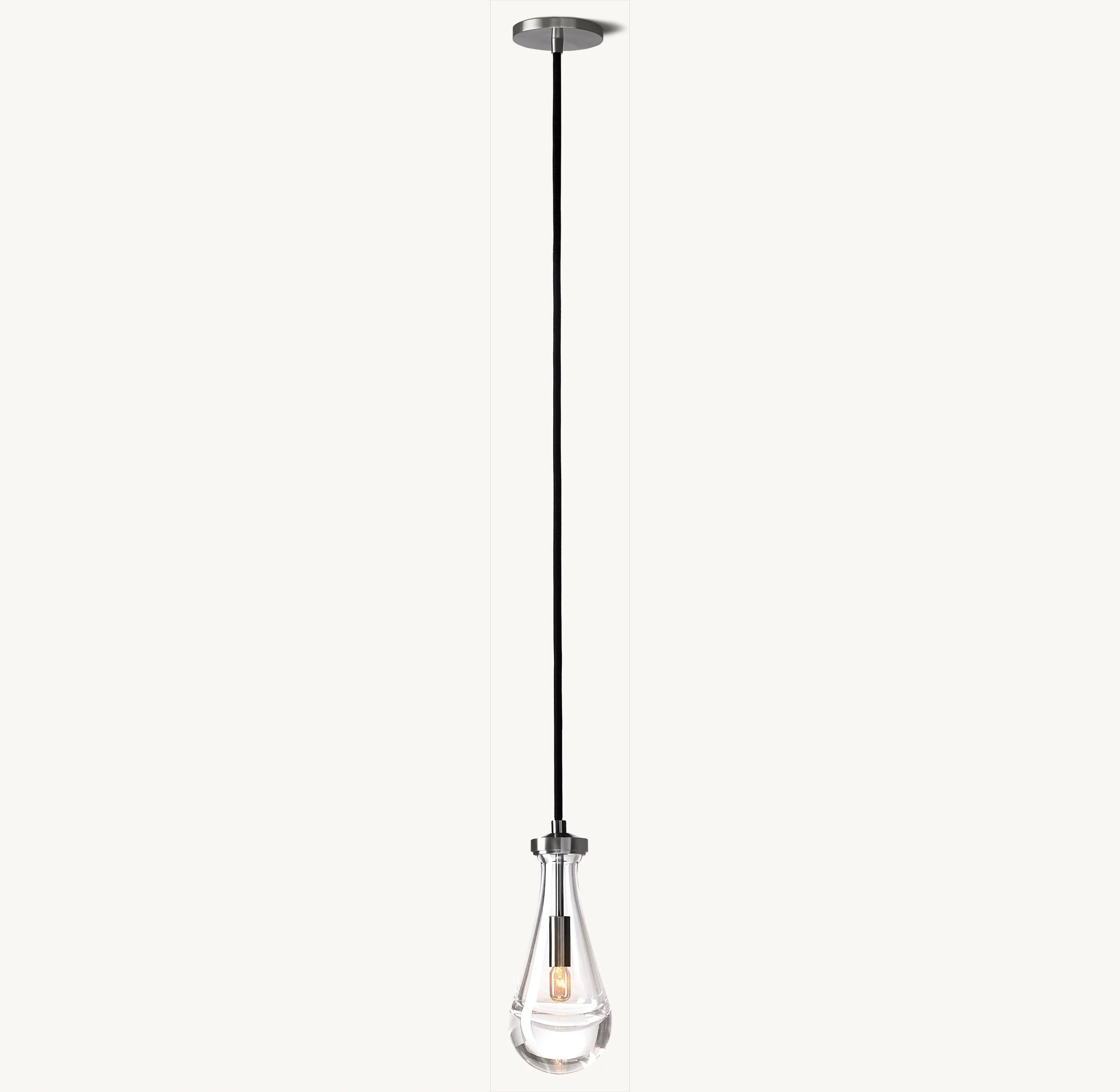Raindrop Glass Pendant Light – Ava