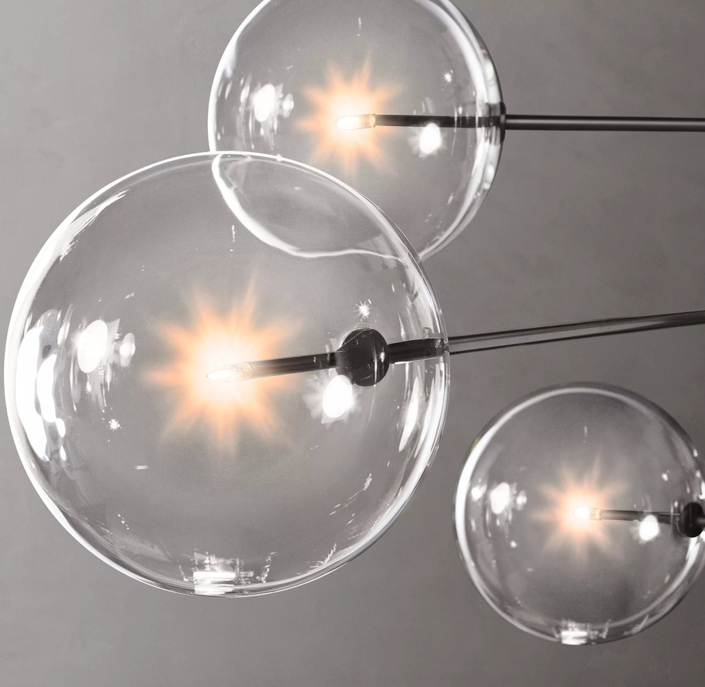 79 Inch Sputnik Globe Glass Chandelier - Mobile