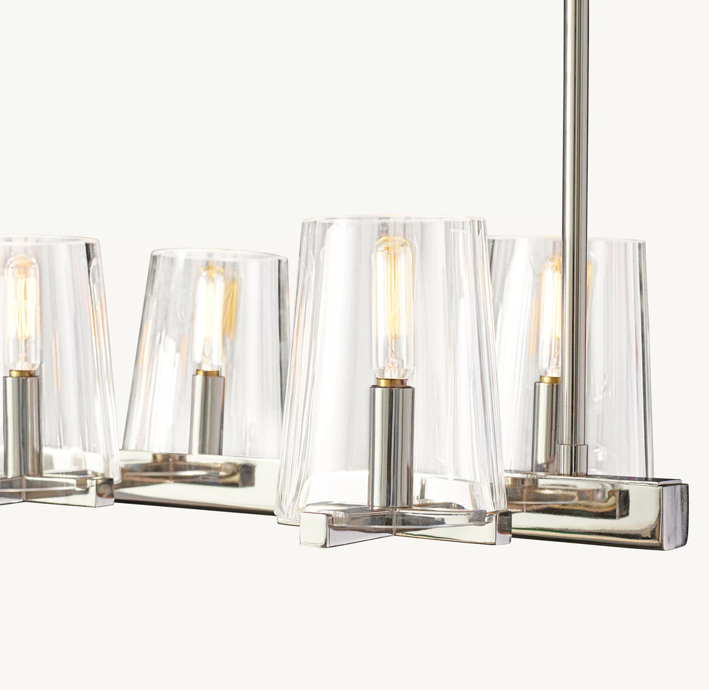 49 Inch Hurricane Candle Linear Chandelier - Pauillac