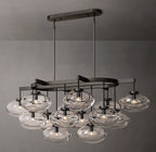 54 Inch Glass Bubble Oval Chandelier - Cabrette