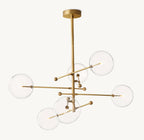 55 Inch Sputnik Globe Glass Chandelier - Mobile