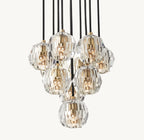 14 Inch Crystal Cluster Chandelier – Boule