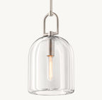 10 Inch Cloche Crystal Pendant Light - Botanist