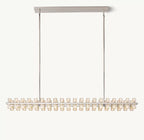 72 Inch Hexagonal Crystal Linear Chandelier – Arcachon