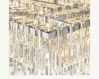 60 Inch Chain Crystal Rectangular Chandelier - Marignan
