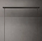 54 Inch Cylindrical Milk Glass Linear Chandelier - Ravelle