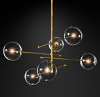 55 Inch Sputnik Globe Glass Chandelier - Mobile