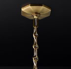 24 Inch Candelabra Crystal Chandelier - Bonnington
