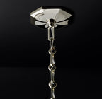 24 Inch Candelabra Crystal Chandelier - Bonnington