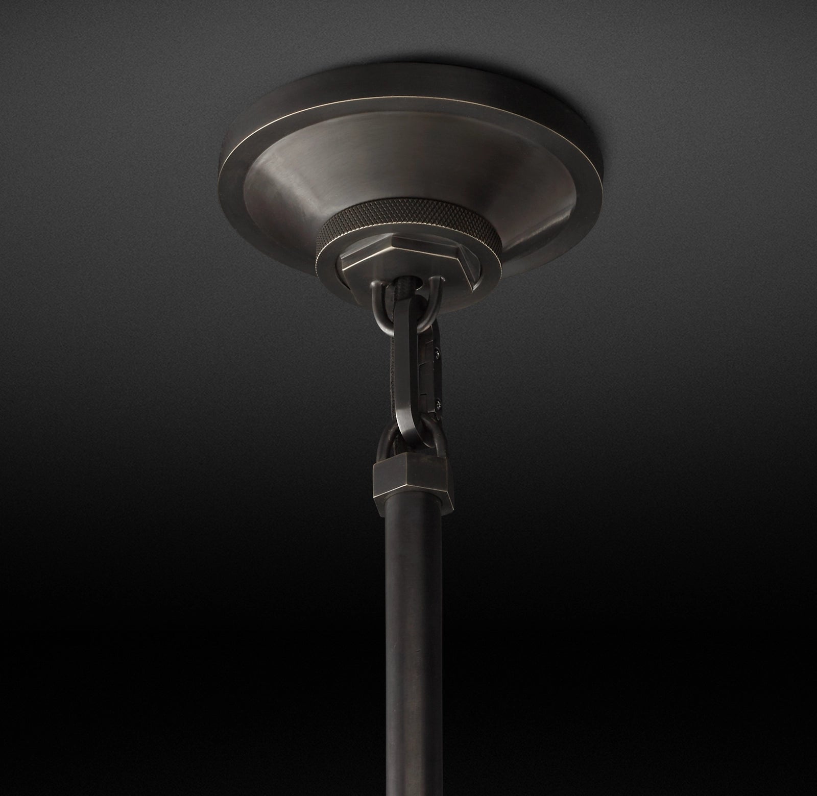 7 Inch Clear Glass Short Cylinder Pendant Light - Machinist