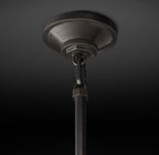 14 Inch Clear Glass Globe Pendant Light - Machinist