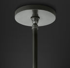 4 Inch Hand-carved Alabaster Cylinder Pendant Light - Celestial