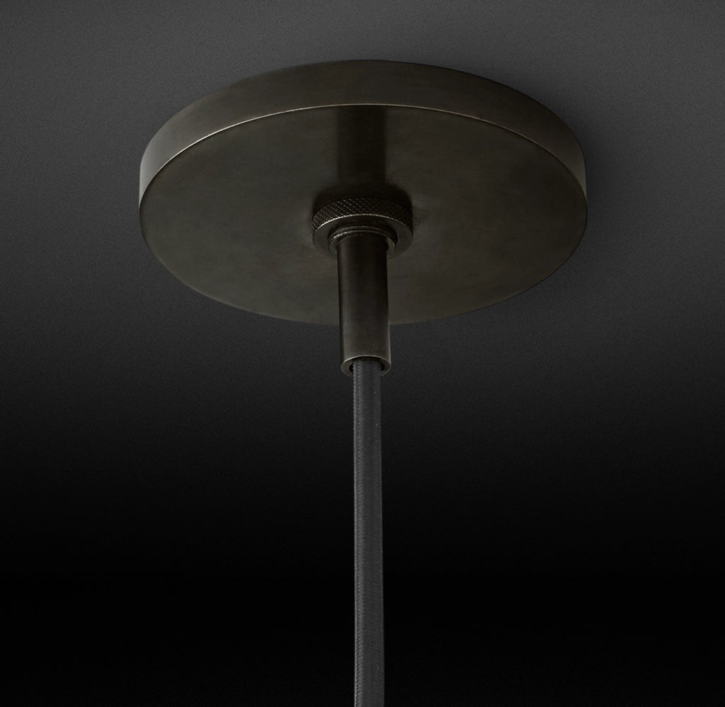 14 Inch Globe Glass Pendant Light - Utilitaire
