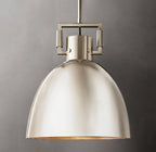 18 Inch Metal Dome Pendant Light - Machinist