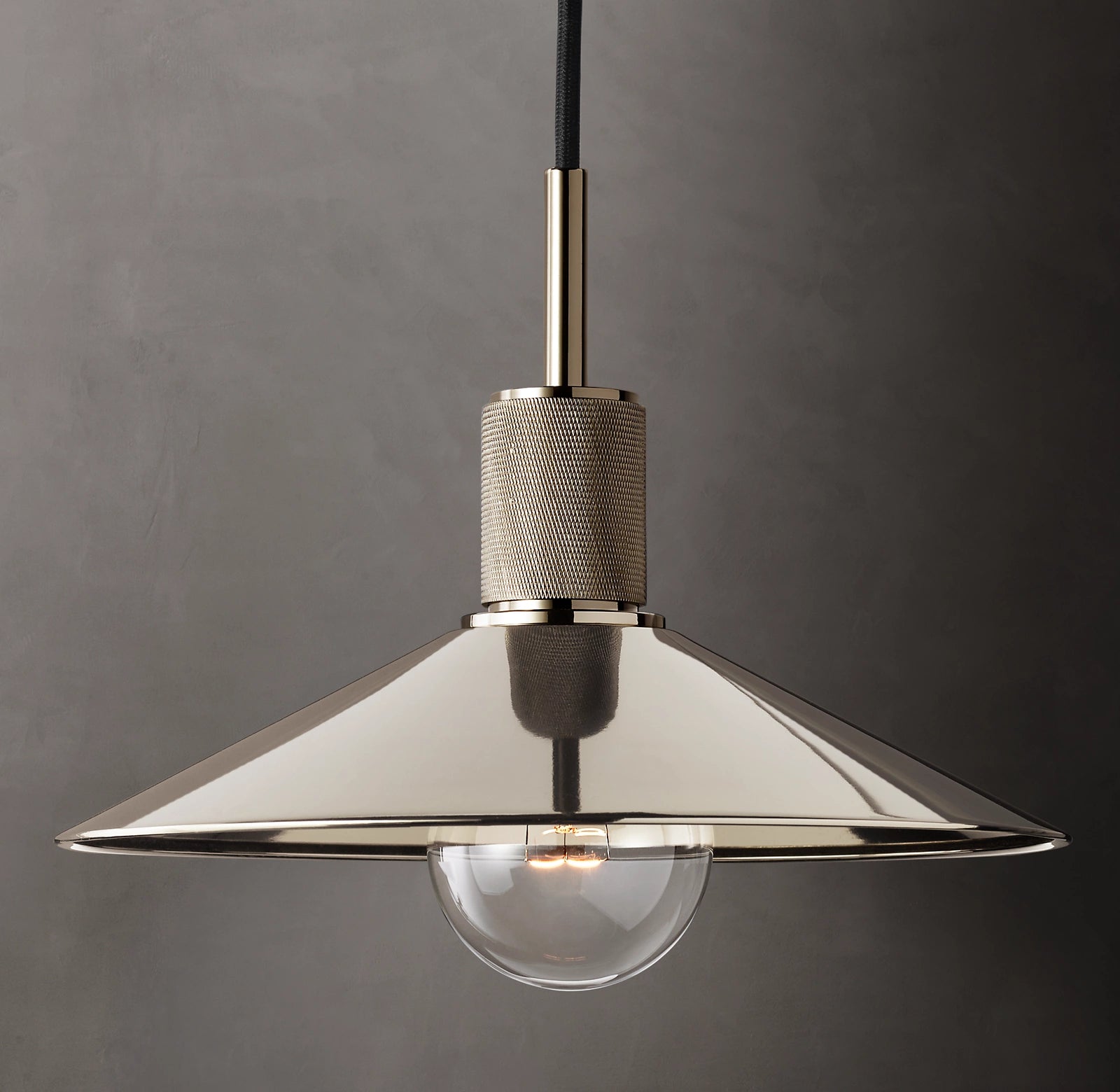 11 Inch Cone Metal Pendant Light - Utilitaire
