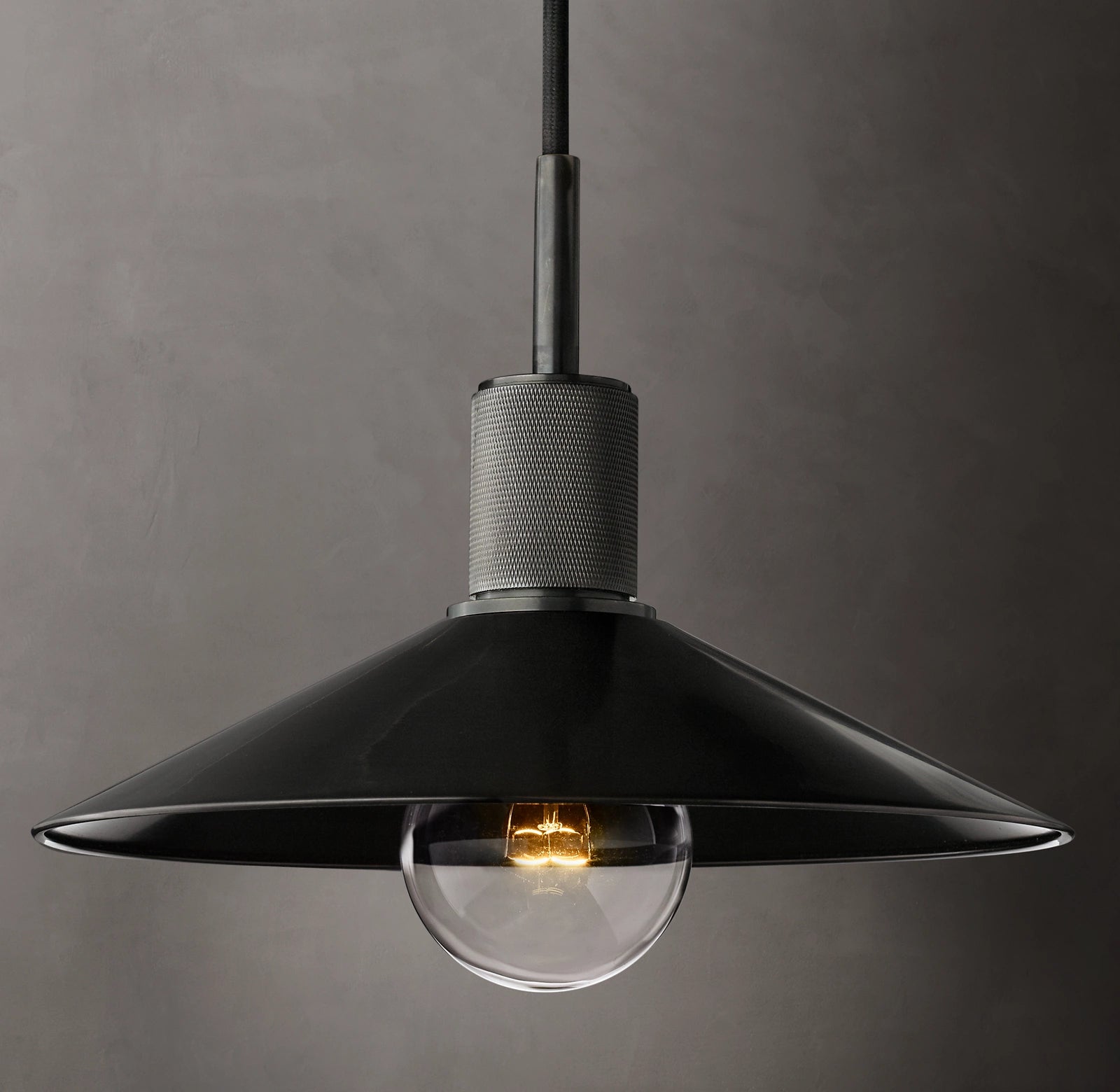 11 Inch Cone Metal Pendant Light - Utilitaire