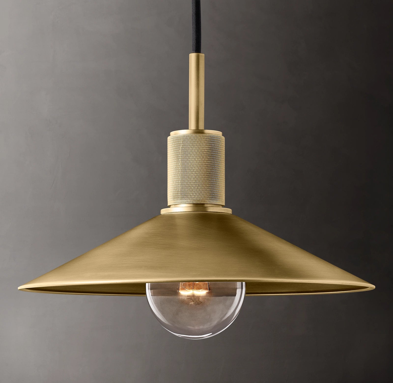 11 Inch Cone Metal Pendant Light - Utilitaire