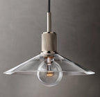 11 Inch Cone Glass Pendant Light - Utilitaire