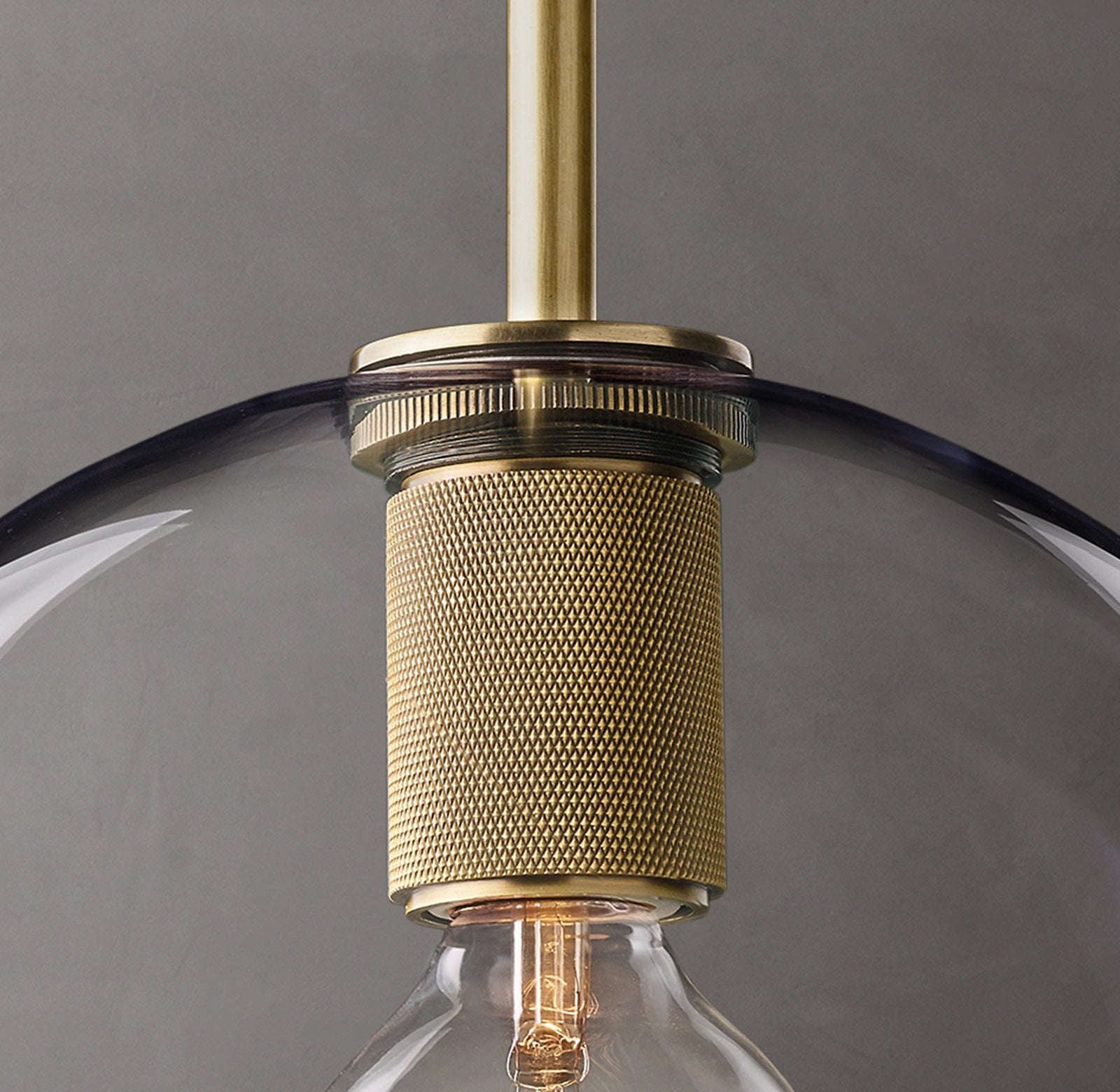 11 Inch Globe Glass Pendant Light - Utilitaire