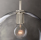 14 Inch Globe Glass Pendant Light - Utilitaire