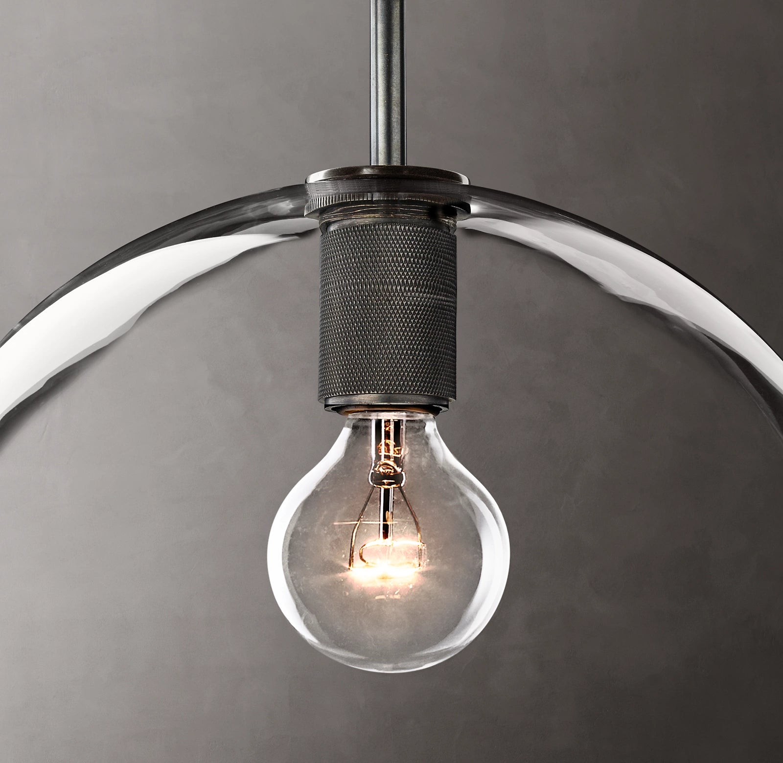 14 Inch Globe Glass Pendant Light - Utilitaire