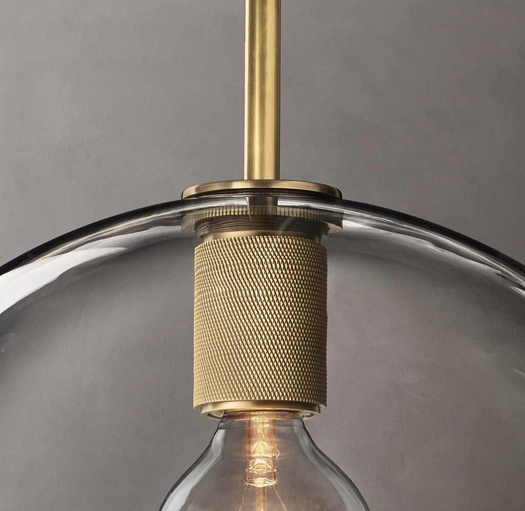 14 Inch Globe Glass Pendant Light - Utilitaire