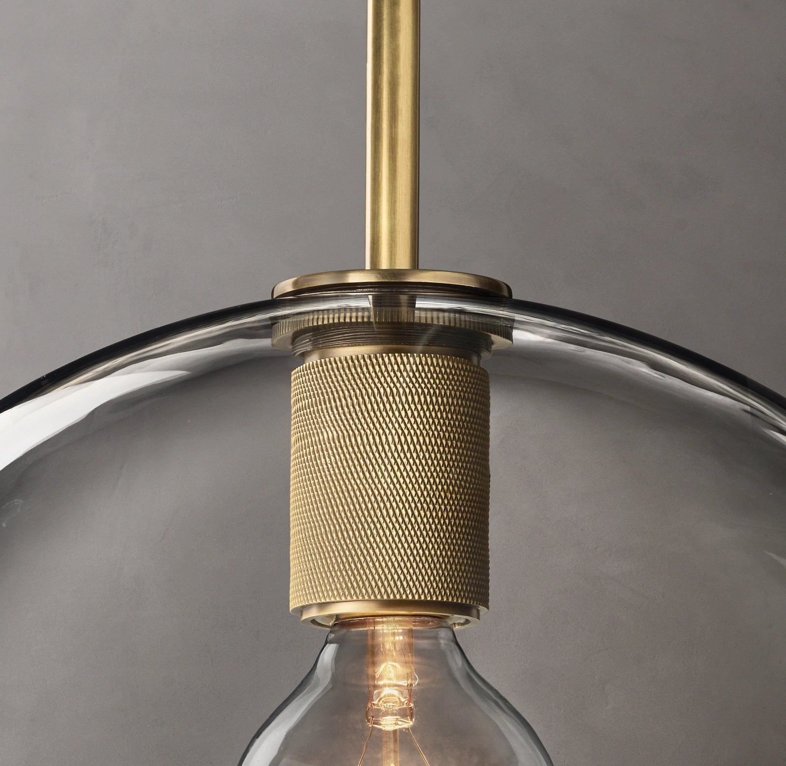 14 Inch Globe Glass Pendant Light - Utilitaire