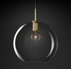 14 Inch Globe Glass Pendant Light - Utilitaire