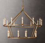 40 Inch Candelabra Tiered Chandelier – Openwork